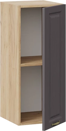 Изображение товара Шкаф навесной для кухни ТриЯ Лина 1ВВ3 с одной дверью (дуб крафт золотой/графит)