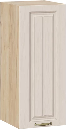 Изображение товара Шкаф навесной для кухни ТриЯ Лина 1ВВ3 с одной дверью (дуб крафт золотой/крем)