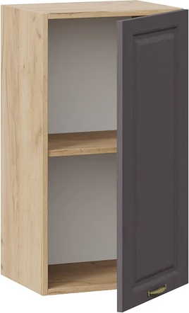 Изображение товара Шкаф навесной для кухни ТриЯ Лина 1ВВ4 с одной дверью (дуб крафт золотой/графит)