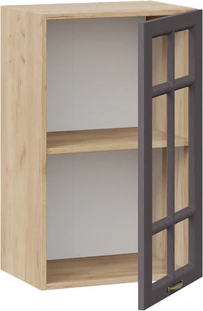 Изображение товара Шкаф навесной для кухни ТриЯ Лина 1ВВ45С с одной дверью (дуб крафт золотой/графит)