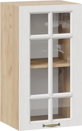 Изображение товара Шкаф навесной для кухни ТриЯ Лина 1ВВ4С с одной дверью (дуб крафт золотой/белый)