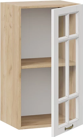 Изображение товара Шкаф навесной для кухни ТриЯ Лина 1ВВ4С с одной дверью (дуб крафт золотой/белый)