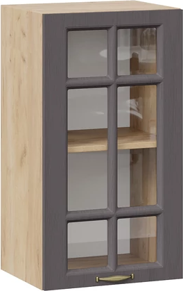 Изображение товара Шкаф навесной для кухни ТриЯ Лина 1ВВ4С с одной дверью (дуб крафт золотой/графит)