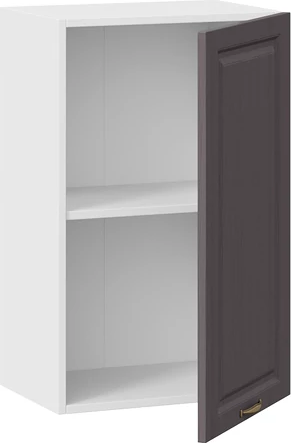 Изображение товара Шкаф навесной для кухни ТриЯ Лина 1ВВ5 с одной дверью (белый/графит)