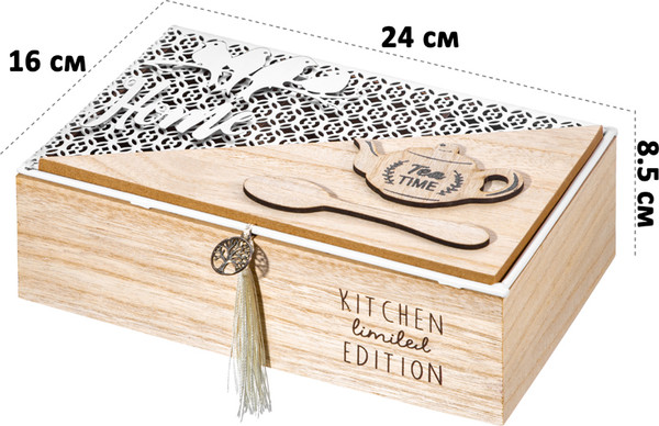 Изображение товара Органайзер для чайных пакетиков Elan Gallery Tea time / 990738