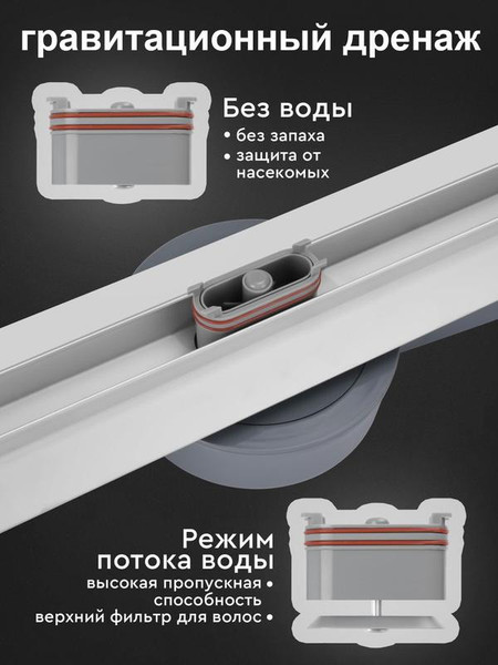 Изображение товара Трап для душа Aquabath AB007-SS-900