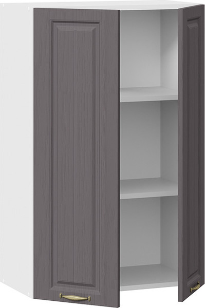 Изображение товара Шкаф навесной для кухни ТриЯ Лина 1ВВ6 с двумя дверьми (белый/графит)