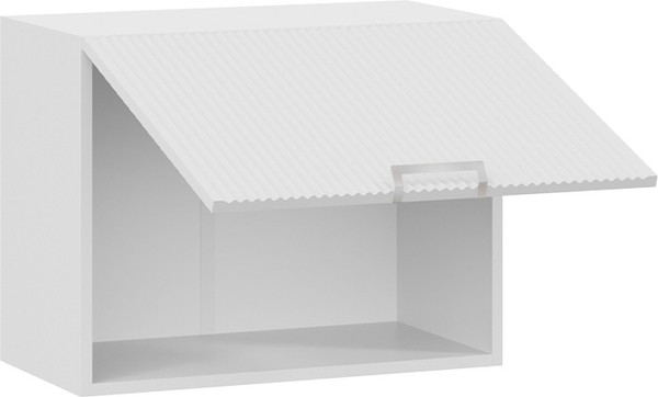 Изображение товара Шкаф под вытяжку ТриЯ Кимберли 1ВВ6Г с одной откидной дверью (белый/сноу)