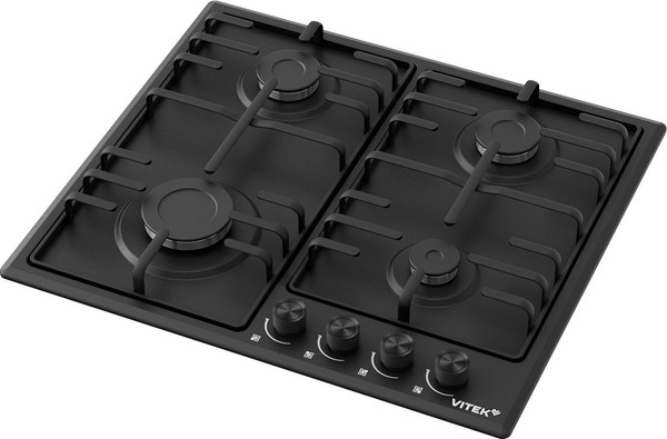 Изображение товара Газовая варочная панель Vitek VGH 6410 MBK (черный)