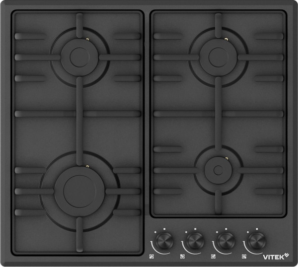 Изображение товара Газовая варочная панель Vitek VGH 6410 MBK (черный)