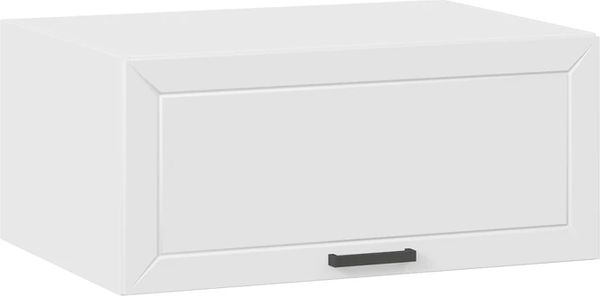 Изображение товара Шкаф под вытяжку ТриЯ Лорас 1В8Г с одной откидной дверью (белый/холст белый)