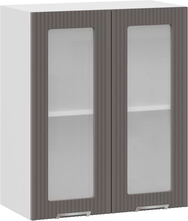 Изображение товара Шкаф навесной для кухни ТриЯ Кимберли 1ВВ6С с двумя дверьми (белый/муссон)