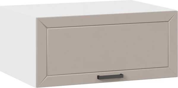 Изображение товара Шкаф навесной для кухни ТриЯ Лорас 1В8Г с одной откидной дверью ( белый/холст латте)