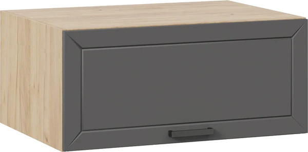 Изображение товара Шкаф под вытяжку ТриЯ Лорас 1В8Г с одной откидной дверью (дуб крафт золотой/холст вулкан)