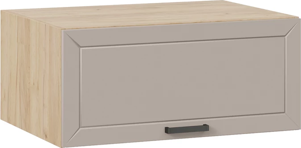 Изображение товара Шкаф навесной для кухни ТриЯ Лорас 1В8Г с одной откидной дверью (дуб крафт золотой/холст латте)