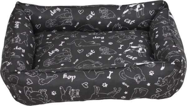 Изображение товара Лежанка для животных BIO-LINE 40x50x15 / LDZ (черный)