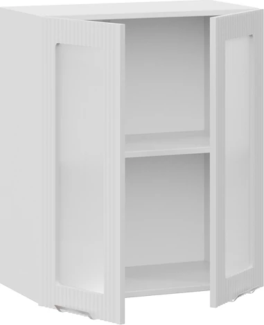 Изображение товара Шкаф навесной для кухни ТриЯ Кимберли 1ВВ6С с двумя дверьми (белый/сноу)