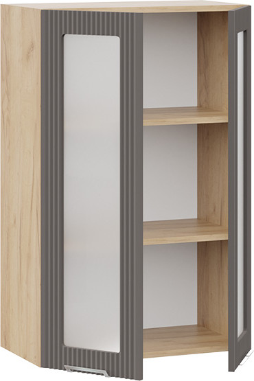 Изображение товара Шкаф навесной для кухни ТриЯ Кимберли 1ВВ6С с двумя дверьми (дуб крафт золотой/муссон)