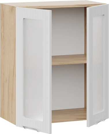 Изображение товара Шкаф навесной для кухни ТриЯ Кимберли 1ВВ6С с двумя дверьми (дуб крафт золотой/сноу)