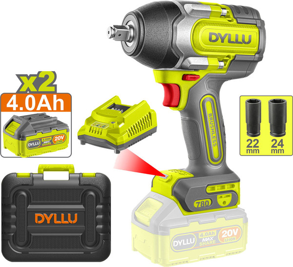 Изображение товара Аккумуляторный гайковерт DYLLU DTCD1B78