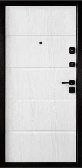 Изображение товара Входная дверь Форпост Стандарт 96x205 (правая, темный орех/белое дерево)