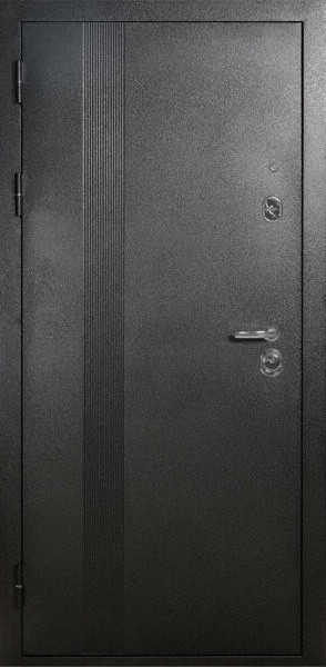 Изображение товара Входная дверь Форпост Стандарт плюс 86x205 (левая, антик темно-серебристый/белый)