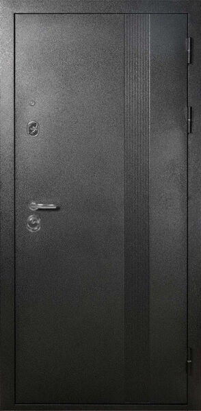 Изображение товара Входная дверь Форпост Стандарт плюс 96x205 (правая, антик темно-серебристый/белый)