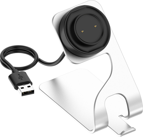 Изображение товара Зарядная док-станция для умных часов Bingo Amazfit Bip 3/2e SIM/T-Rex Pro/GTS/GTS2 mini/Pop Pro/GTS 2/Bip (белый)