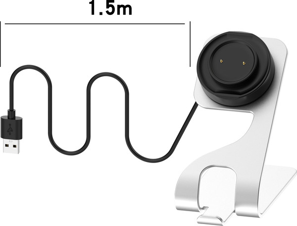 Изображение товара Зарядная док-станция для умных часов Bingo Amazfit Bip 3/2e SIM/T-Rex Pro/GTS/GTS2 mini/Pop Pro/GTS 2/Bip (белый)