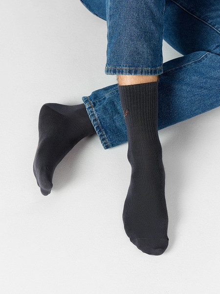 Изображение товара Носки Mark Formelle 107A-2904 (р.25-27, графит/капучино/темно-синий)