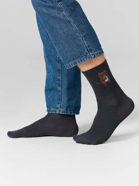 Изображение товара Носки Mark Formelle 107A-2904 (р.25-27, графит/капучино/темно-синий)