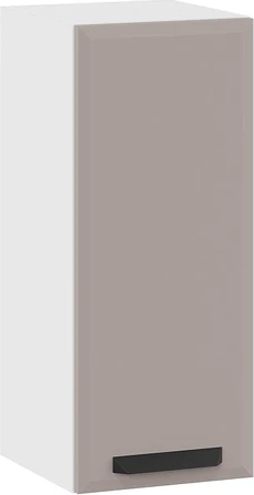 Изображение товара Шкаф навесной для кухни ТриЯ Тиана 1ВВ3 с одной дверью (белый/мокко супермат)