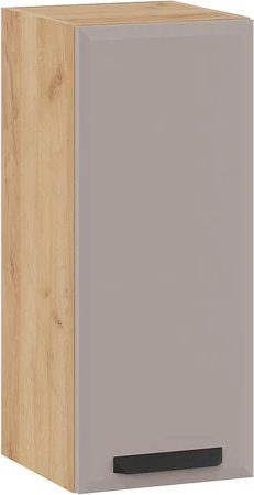 Изображение товара Шкаф навесной для кухни ТриЯ Тиана 1ВВ3 с одной дверью (дуб крафт золотой/мокко супермат)