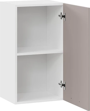 Изображение товара Шкаф навесной для кухни ТриЯ Тиана 1ВВ4 с одной дверью (белый/мокко супермат)