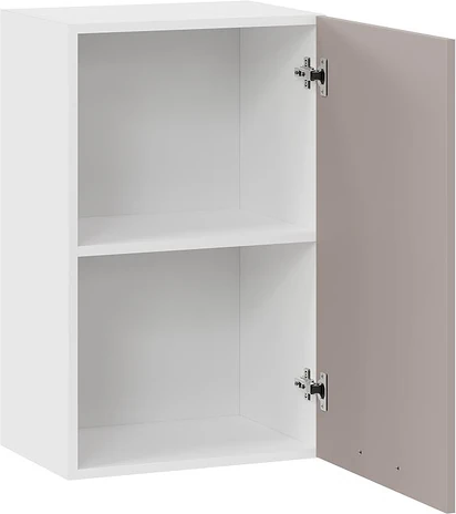 Изображение товара Шкаф навесной для кухни ТриЯ Тиана 1ВВ45 с одной дверью (белый/мокко супермат)
