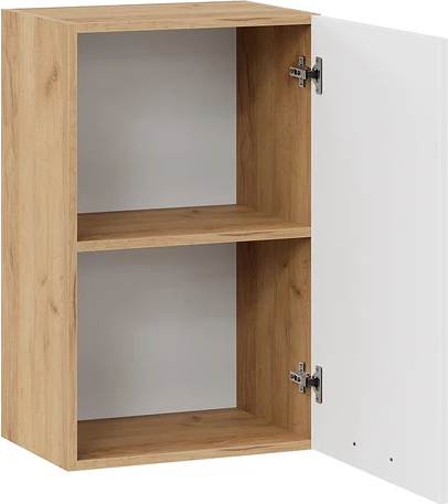 Изображение товара Шкаф навесной для кухни ТриЯ Тиана 1ВВ45 с одной дверью (дуб крафт золотой/белый супермат)