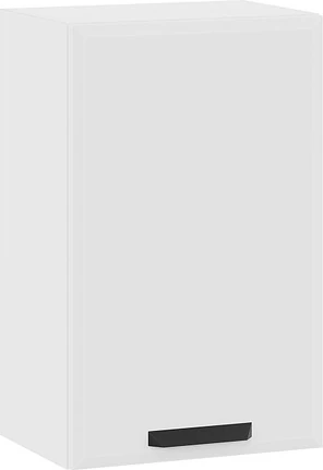 Изображение товара Шкаф навесной для кухни ТриЯ Тиана 1ВВ5 с одной дверью (белый/белый супермат)