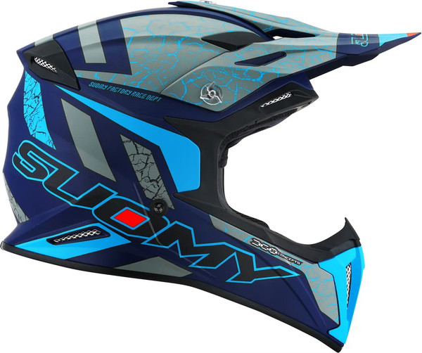 Изображение товара Мотошлем Suomy X-Wing Reel K6XW0014.5 (L, синий матовый)