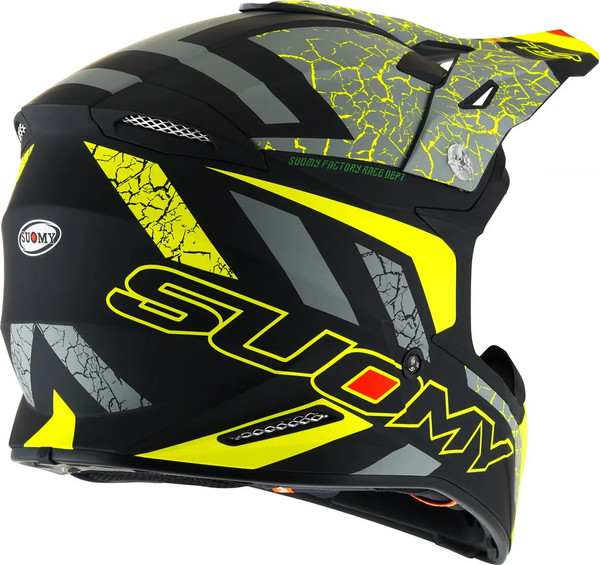Изображение товара Мотошлем Suomy X-Wing Reel K6XW0015.4 (M, желтый матовый)