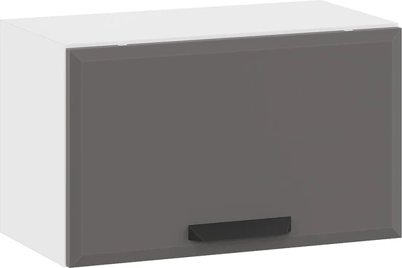 Изображение товара Шкаф под вытяжку ТриЯ Тиана 1ВВ6Г с одной откидной дверью (белый/асфальт супермат)
