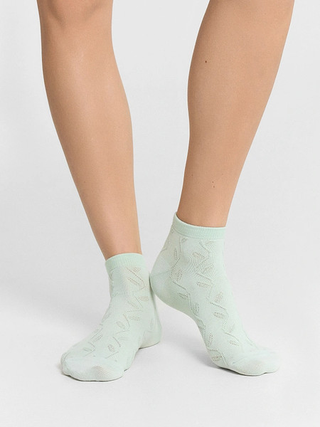 Изображение товара Носки Mark Formelle 300A-3123 (р.25-27, светлый эвкалипт/молочный)