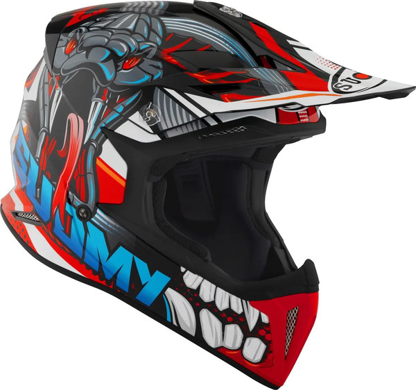 Изображение товара Мотошлем Suomy X-Wing Snake K6XW0020.5 (L, черный/красный/синий)