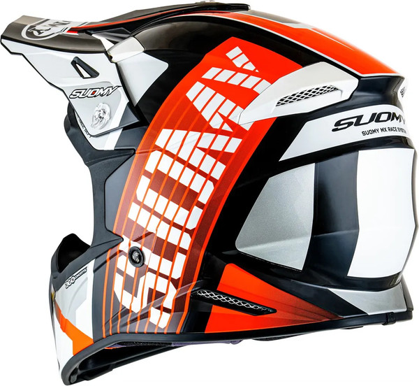 Изображение товара Мотошлем Suomy X-Wing Amped K6XW0021.4 (M, черный/оранжевый)