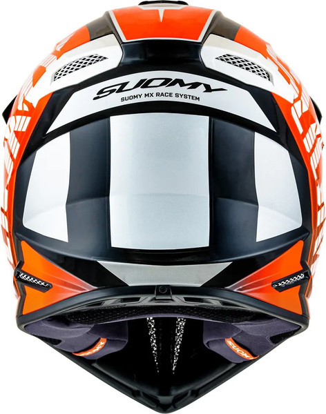 Изображение товара Мотошлем Suomy X-Wing Amped K6XW0021.4 (M, черный/оранжевый)