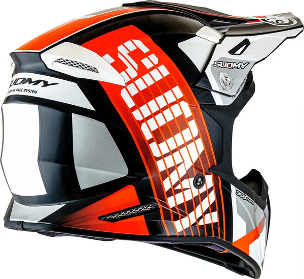 Изображение товара Мотошлем Suomy X-Wing Amped K6XW0021.5 (L, черный/оранжевый)