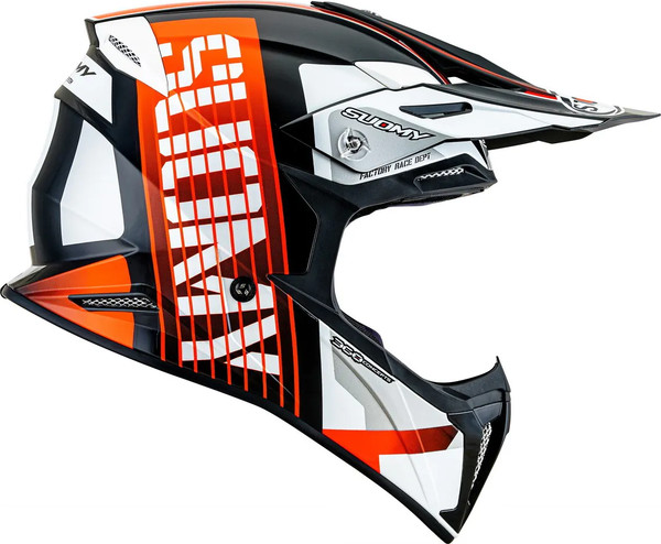 Изображение товара Мотошлем Suomy X-Wing Amped K6XW0021.5 (L, черный/оранжевый)