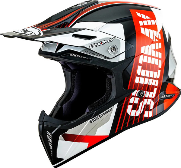 Изображение товара Мотошлем Suomy X-Wing Amped K6XW0022.5 (L, черный/красный)