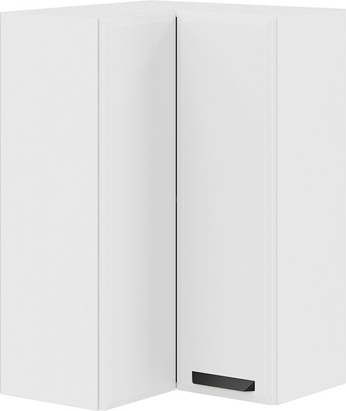 Изображение товара Шкаф навесной для кухни ТриЯ Тиана 1ВВ6УП угловой прямой (белый/белый супермат)
