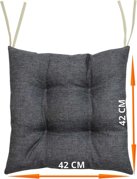 Изображение товара Подушка на стул MATEX Фьюжн / 68-167 (темно-серый)