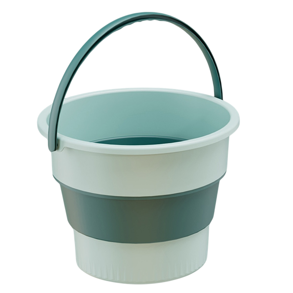 Изображение товара Складное ведро Sundays Среднее / TBD0603930501C со складной миской (10л, светло-зеленый)